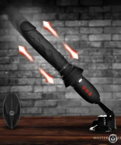 Pounder Vibrating & Thrusting Silicone Dildo