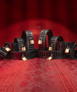 Secure Leather Bondage Ten Piece Restraint Set